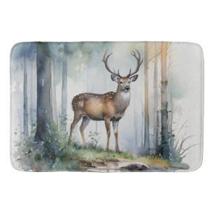 Forest Deer Bath Mat