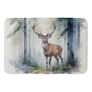 Forest Deer Bath Mat