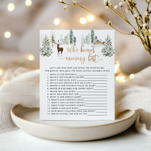 Forest deer Who knows mummy best game