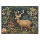Forest Deer William Morris Cottagecore Decoupage