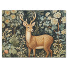 Forest Deer William Morris Cottagecore Decoupage