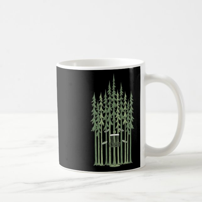 Forest Disc Golf Sket Flying Disc Frisbee Golf Cou Coffee Mug (Right)