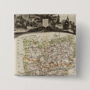 Forest, district boundaries 15 cm square badge