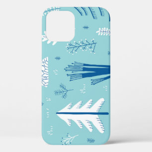Forest Doodles: Creative Seamless Pattern iPhone 12 Case
