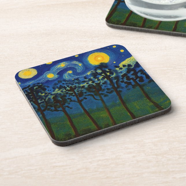 Forest Echoes of Infinity – A Forest Landscape Coaster (Left Side)