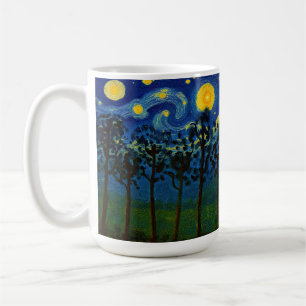 Forest Echoes of Infinity – A Forest Landscape Coffee Mug