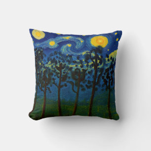 Forest Echoes of Infinity – A Forest Landscape Cushion