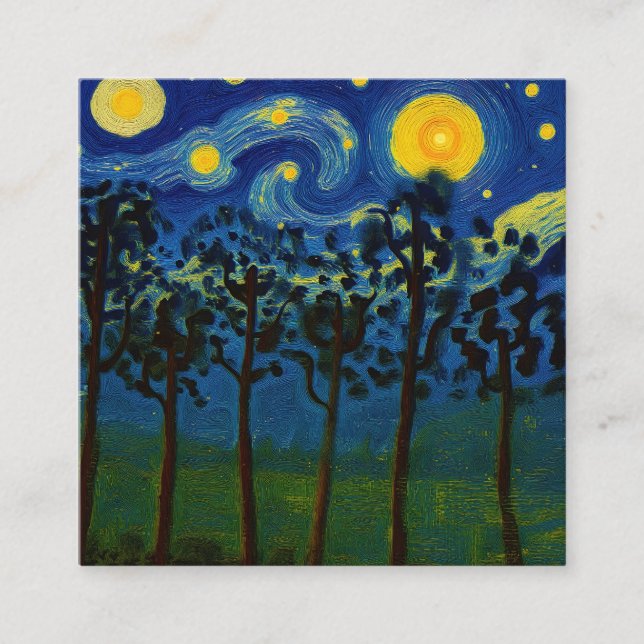 Forest Echoes of Infinity – A Forest Landscape Enclosure Card (Front)