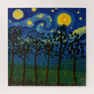 Forest Echoes of Infinity – A Forest Landscape Jigsaw Puzzle