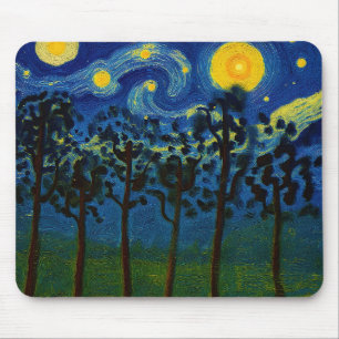 Forest Echoes of Infinity – A Forest Landscape Mouse Pad