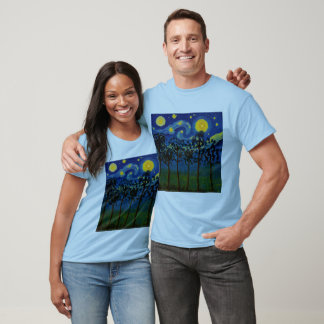 Forest Echoes of Infinity – A Forest Landscape T-Shirt