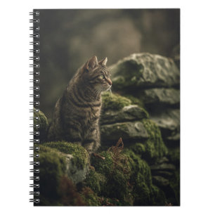 Forest Explorer Cat Spiral Notebook