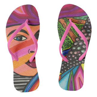 Forest face thongs