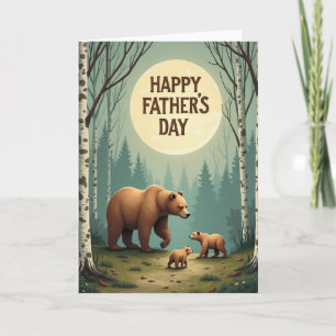 Forest Family Love Day Card