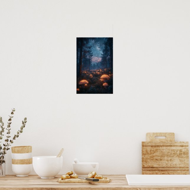 Forest Fantasy Art Poster (Kitchen)