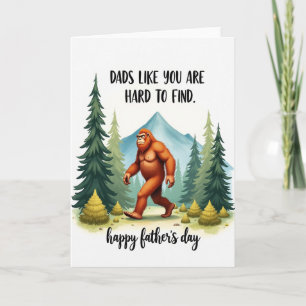 Forest Fathers Day Ape Card