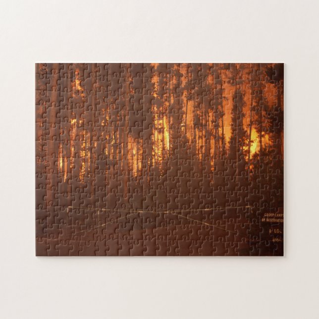 Forest Fire Jigsaw Puzzle (Horizontal)