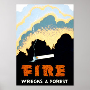 Forest Fire Prevention Poster