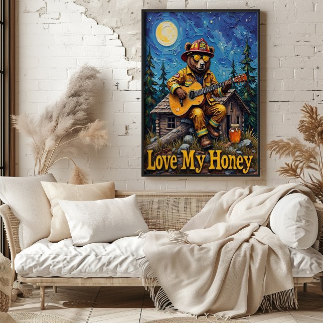 Forest Firefighter's Full Moon Gig Poster (Creator Uploaded)