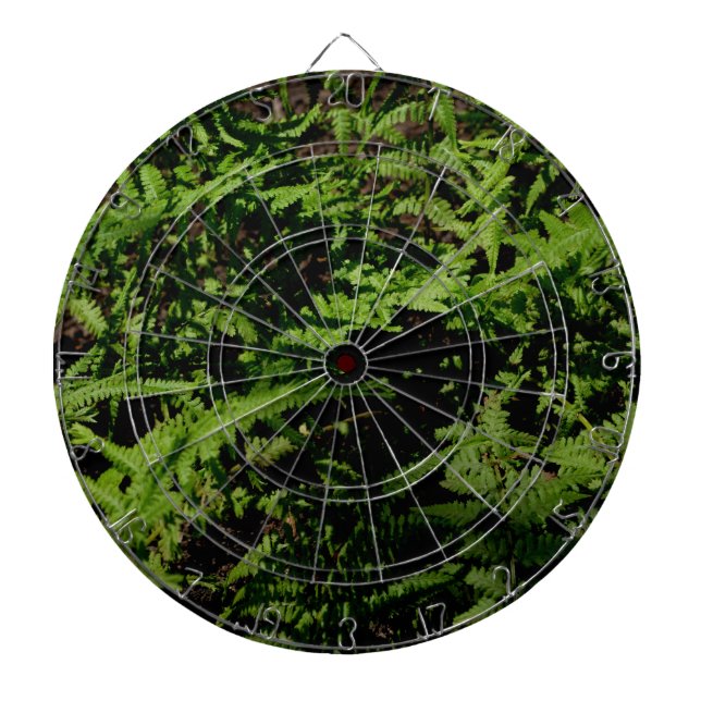 Forest Floor Ferns Dartboard (Front)