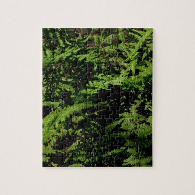 Forest Floor Ferns Jigsaw Puzzle (Vertical)