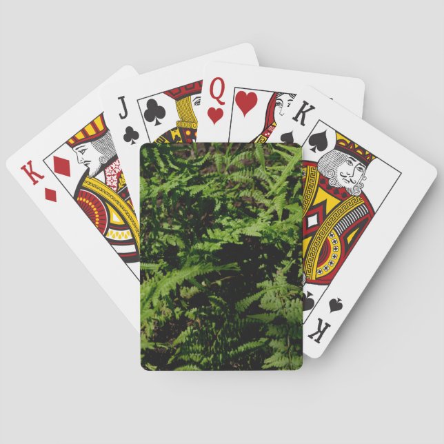 Forest Floor Ferns Playing Cards (Back)