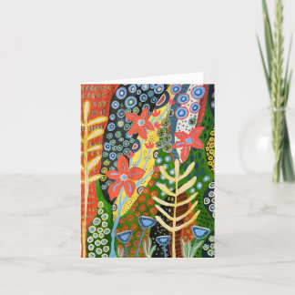 Forest Flora Vibes Thank You Card