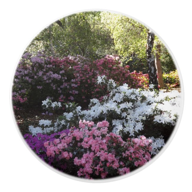 Forest Flowers Ceramic Pull (Front)