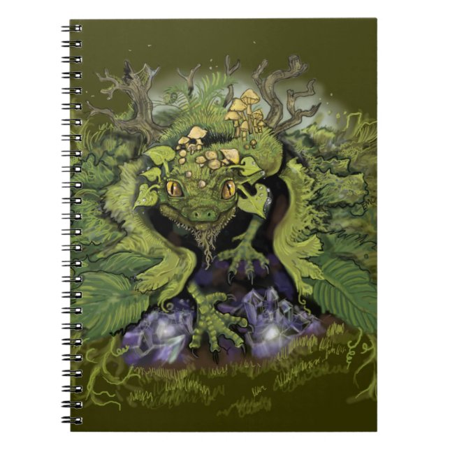 Forest Foliage Dragon~notebook Notebook (Front)