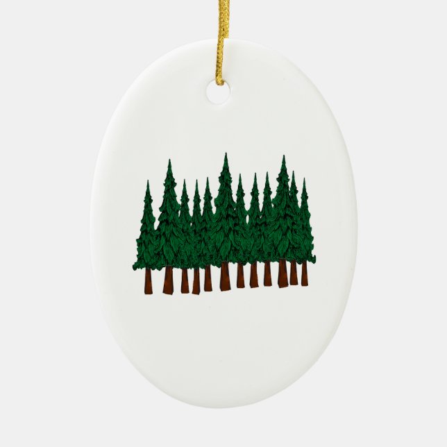 FOREST FOUNDERS CERAMIC TREE DECORATION (Front)