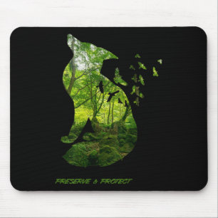 Forest Fox Nature Conservation Environmental Prote Mouse Pad
