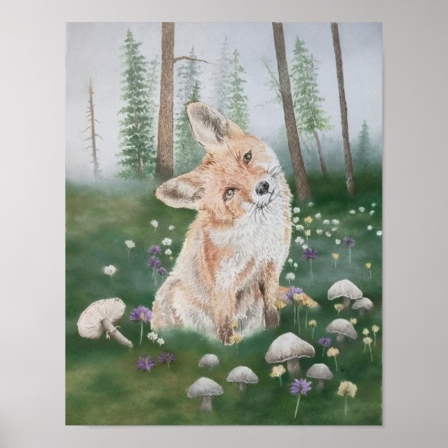 Forest Fox Poster (Front)