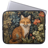 Forest Fox William Morris Cottagecore Floral