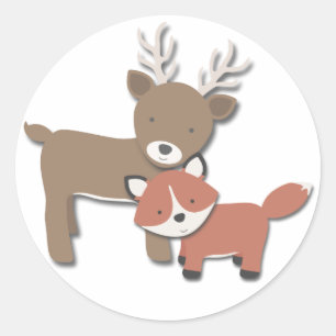 Forest Friends {Deer & Fox}   Stickers