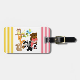 Forest Friends Luggage Tag