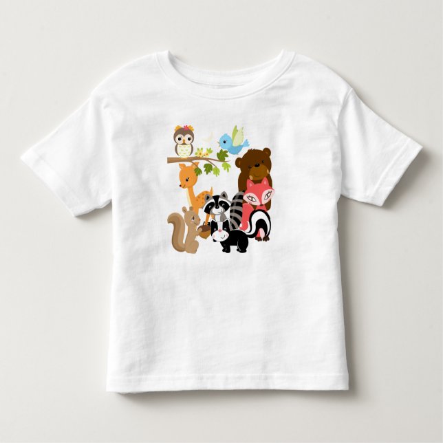 Forest Friends Toddler T-Shirt (Front)