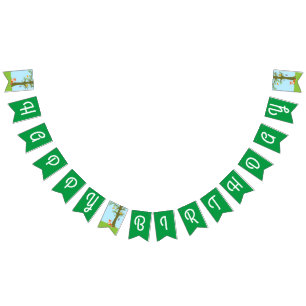 Forest Friends Woodland Cute 1st Birthday Party Bunting