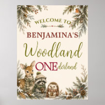 Forest Friends Woodland ONEderland First Birthday