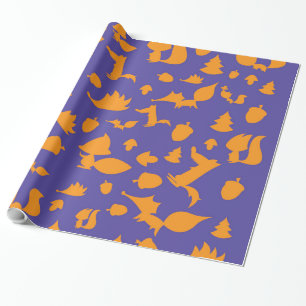 Forest friends wrapping paper