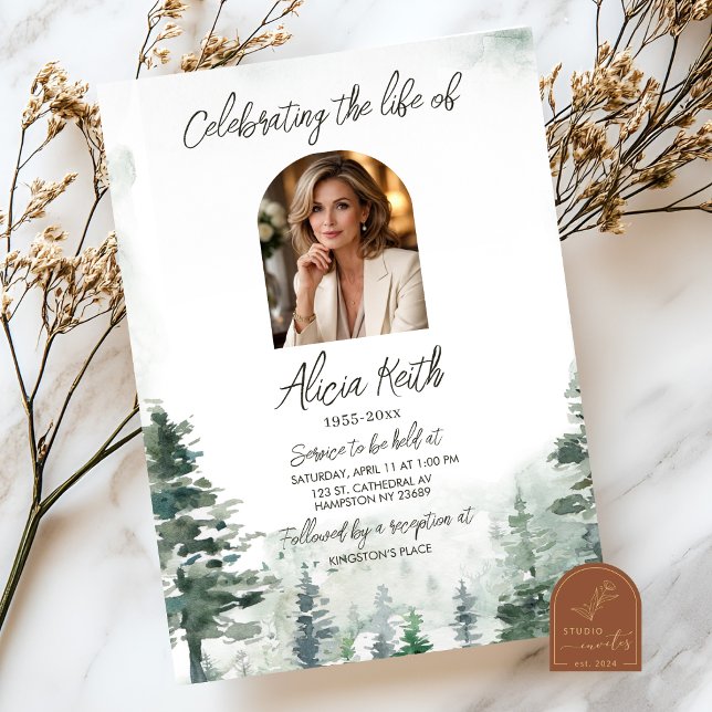 Forest Funeral Invitation (Creator Uploaded)