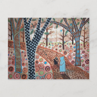 Forest Garden Landscape Postcard