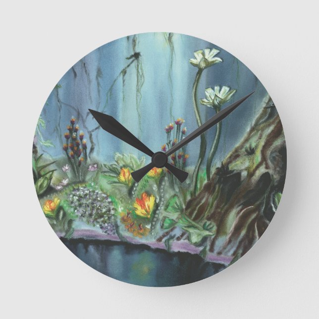 Forest Garden Round Clock (Front)