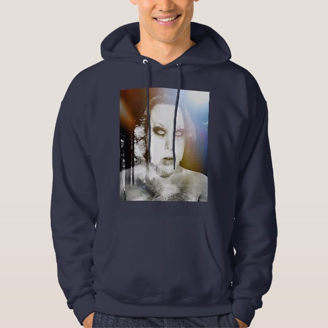 Forest Ghost Self Portrait Hoodie (Front)