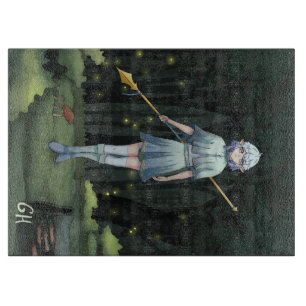 Forest Girl Anime, game art Cutting Board