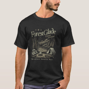 Forest Glade Camp Ground Funny Youths, Men & Women T-Shirt