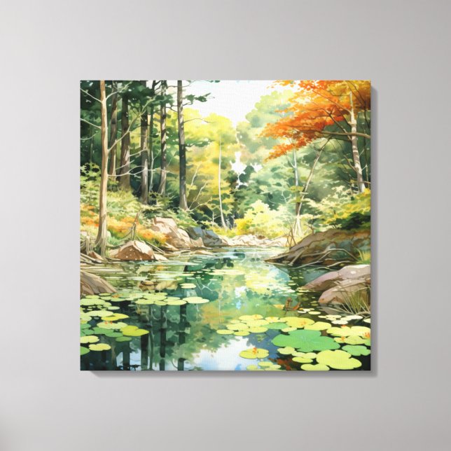 Forest Glade Canvas Print (Front)
