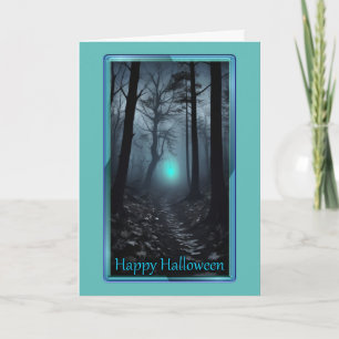 Forest Glow Halloween Card