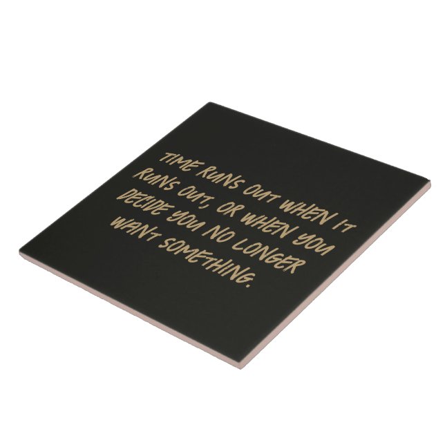 Forest gnome Colormatch words Ceramic Tile (Side)