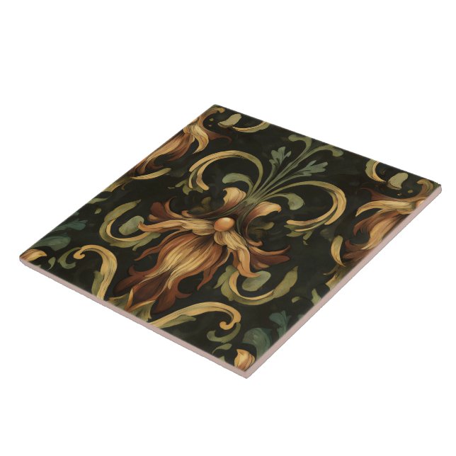 Forest gnome f63 ceramic tile (Side)