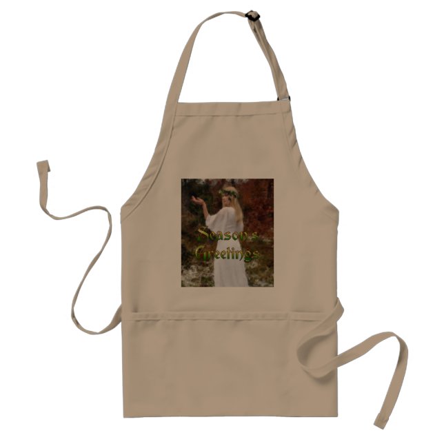 Forest Goddess - Season's Greetings Standard Apron (Front)